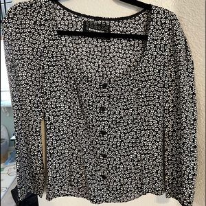 Reformation button up blouse - size s